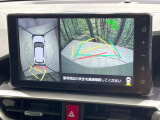 【パノラマモニター】専用のカメラにより、上から見下ろしたような視点で360度クルマの周囲を確認することができます☆死角部分も確認しやすく、狭い場所での切り返しや駐車もスムーズに行えます。