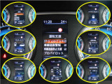 エマージェンシーブレーキ・LDW(車線逸脱警報)装備です。(メーター内アドバンスドライブアシストディスプレイでON/OFFの操作を行います。) ・ディスプレイには車両情報等を表示