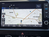 9インチ純正メモリーナビ(LXU-242ZFNi)を装着しています。目的地設定やルート案内もスムーズに行えます。