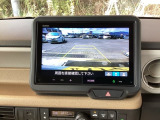 便利な3ビュー切り替え、ガイド線表示付きのバックカメラです。後退時、後方の視界をサポートします