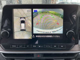アラウンドビューモニターの映像も確認出来ます。