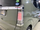 視認性がいいテールランプ。後続車にも存在をアピール。