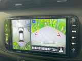 【アラウンドビューモニター】専用のカメラにより、上から見下ろしたような視点で360度クルマの周囲を確認することができます☆死角部分も確認しやすく、狭い場所での切り返しや駐車もスムーズに行えます。