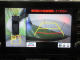 車両を上から見たような映像をナビ画面に表示するパノラミックビューモニターが付いています。