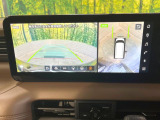 【アラウンドビューモニター】専用のカメラにより、上から見下ろしたような視点で360度クルマの周囲を確認することができます☆死角部分も確認しやすく、狭い場所での切り返しや駐車もスムーズに行えます。