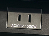 【1500Wアクセサリーコンセント】消費電力1500Wまでの家電が使えます。キャンプやスポーツ・アウトドアでのアクティビティはもちろん、災害・停電の際に大活躍♪