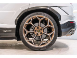 Rims Pelope 23 Diamond finished Bronze with titanium wheel bolts