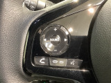 ステアリングにオーディオ操作スイッチが付いています。オーディオ画面に直接タッチしなくても操作が出来ますので、運転に集中できます。
