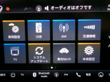 フルセグTV搭載。USB入力に対応しています。