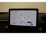 メーカー装着ナビ。操作がわかりやすくらくらくに目的地設定できます。内装デザインにマッチしてます。