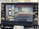 【全周囲モニター】フロント+サイド+バックにカメラが装着されています。車庫入れが苦手な方もこれがあれば安心ですね。