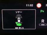 障害物を感知し知らせてくれるので安心です♪