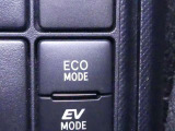 「ECOスイッチ」ONで省燃費制御モードになり燃費を向上させるように動作します。