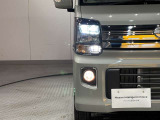 LEDヘッドライトが明るく照らします☆