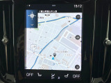 【9インチタッチスクリーン純正HDDナビ】「Apple Car Play」「Android Auto」対応のボルボ先進ナビゲーション「SENSUS」。最新地図データへ無料更新してお渡しします。