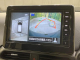【アラウンドビューモニター】専用のカメラにより、上から見下ろしたような視点で360度クルマの周囲を確認することができます☆死角部分も確認しやすく、狭い場所での切り返しや駐車もスムーズに行えます。