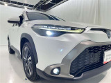 フォグランプ装着車です。暗い夜道の車両前方を明るく照らします