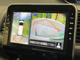 【アラウンドビューモニター】専用のカメラにより、上から見下ろしたような視点で360度クルマの周囲を確認することができます☆死角部分も確認しやすく、狭い場所での切り返しや駐車もスムーズに行えます。