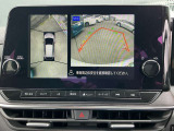 「アラウンドビューモニター」・・・上空から見た映像で車庫入れ簡単♪♪