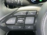 ステアリングスイッチ装備!運転しながら手元でオーディオの操作などができます。