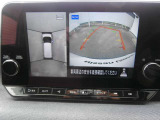 まるで上空から見下ろしているような感じで駐車が楽にできるインテリジェントアラウンドビューモニター