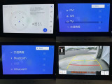 ナビ、メニュー画面、バックモニターの画像です。