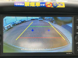 バックモニター目視では見えない車両後部もバッチリ見えます♪今では必需品ですよね。