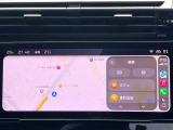 ●Apple Car Play:スマホとの有線接続で、ナビ・オーディオ再生などスマホのアプリ機能が画面でも使える便利機能です!
