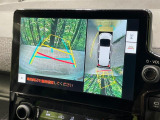 【パノラミックビューモニター】専用のカメラにより、上から見下ろしたような視点で360度クルマの周囲を確認することができます☆死角部分も確認しやすく、狭い場所での切り返しや駐車もスムーズに行えます。