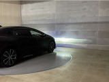 LEDヘッドランプです。十分な明るさを保ちつつも消費電力が少なく、バルブ寿命も長いのが特徴です。瞬時にMAXの光量を発揮するのもLEDならではです。