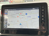 純正メモリーナビ付きです。フルセグTV視聴、Bluetooth接続といったオーディオ類も充実しています。9インチ画面で見やすくなっています。