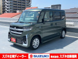 <令和7年式> クールカーキパールメタリック。タントカスタム・N-BOXカスタムをお探しの方へ! 「超音波センサー・後方誤発進抑制機能」装着したスマート&クールな【スペーシア カスタム HYBRID GS】★