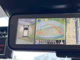 【アラウンドビューモニター】専用のカメラにより、上から見下ろしたような視点で360度クルマの周囲を確認することができます☆死角部分も確認しやすく、狭い場所での切り返しや駐車もスムーズに行えます。