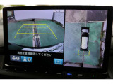 バックカメラを搭載しておりガイドラインも表示されますので車庫入れも安心ですね♪