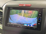 【バックカメラ】駐車時に後方がリアルタイム映像で確認できます。大型商業施設や立体駐車場での駐車時や、夜間のバック時に大活躍!運転スキルに関わらず、今や必須となった装備のひとつです!