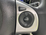 【クルーズコントロール】高速道路もラクラク走行。アクセルを離しても一定速度で走行ができ、長距離運転時の負担を軽減!加速・減速も簡単なスイッチ操作で調整できます。
