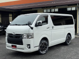 通常モデルとは一味違う存在感の 『'21 トヨタ ハイエースバン 2.8 スーパーGL ダークプライムII ロングボディ ディーゼルターボ 4WD セーフティ・サポートカー』 が入庫しました!