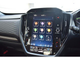 ナビを始め、車両やエアコンの設定、SUBARU STARLINK、ラジオやテレビなどさまざまな機能を内蔵している11.6インチセンターインフォメーションディスプレイ&インフォテインメントシステム