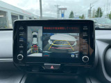 バックカメラです!ナビゲーションにこのように映ります。見えずらい真後ろもこれで安心ですよ!
