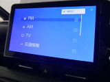 【オーディオ選択画面】AM/FMの切替や、交通情報もこちらの画面から選択できます。