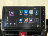 【9インチスマホ連携ディスプレイオーディオ】 対応しているスマホアプリを大画面で使えます!フルセグテレビやラジオの視聴、Bluetooth接続による音楽鑑賞、ハンズフリー通話なども利用可能です。
