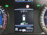障害物を感知し知らせてくれるので安心です♪