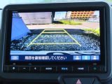 リアワイドカメラシステム!従来の視野に加えて、後方側方を約180&deg;まで見えるワイドビューと、後方を真上から見たような視野で駐車時などに便利なトップダウンビューの3つの視野があります!