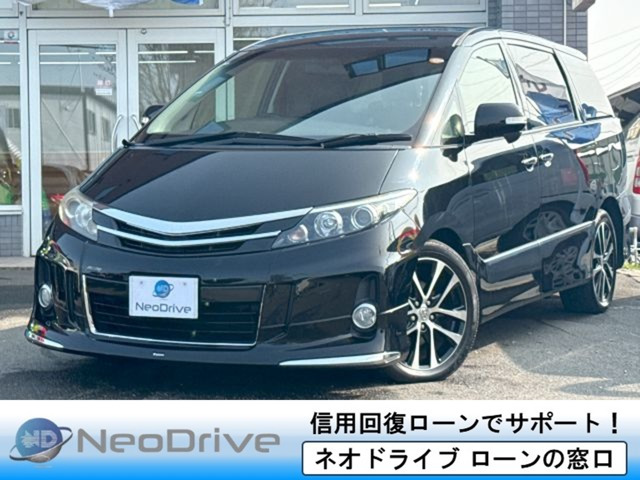 エスティマ 2.4 アエラス プレミアム エディション 4WD 本州仕入 モデリスタエアロ ...