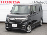 ワンオーナー車の2021年、N-BOXカスタム(Lターボ)が入庫です。当社で下取りしたお車になります。こちらは1年の保証付!延長保証もお付けすることが出来ます。