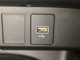 アクセサリーソケットの横にはナビゲーション用の外部入力可能なUSB端子がついており、周辺には物が置けるトレーがついています。