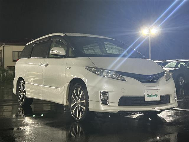 エスティマハイブリッド 2.4 G 4WD 4WD 本革シート