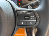 【クルーズコントロール】アクセル操作なしで一定速度を保つ機能。先行車との距離を自動調整する追従型が主流で、高速走行時の疲労を劇的に軽減します。長距離移動が多いお客様への商談では必須の快適装備です。