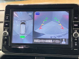 【アラウンドビューモニター】車を上から見下ろしているかのような映像で周囲の状況がひと目で確認、狭い駐車場に駐車するときも安心です♪♪障害物などがあると警告音がなりますので安心して駐車が出来ます★