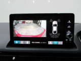バックカメラの画像です。ガイドラインがスムースな車庫入れをサポートいたします。車庫入れの安心感がアップしますね。